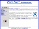 Website Snapshot of Pure-Stat Technologies, Inc.